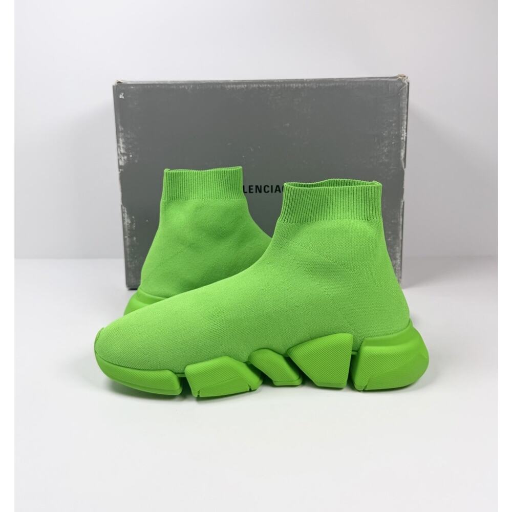 Size 40EU/7US - Balenciaga Speed 2.0 Fluo Green NEW! - Picture 6 of 10